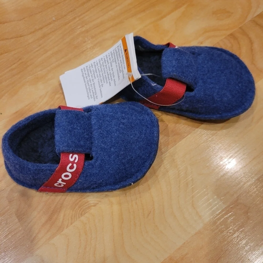 Crocs Classic Kids Slipper Blue Baby Size 4